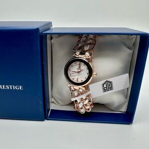 Montres Prestige x Invicta Women's Watch Bracelet - 25mm, White (MPW-0296)